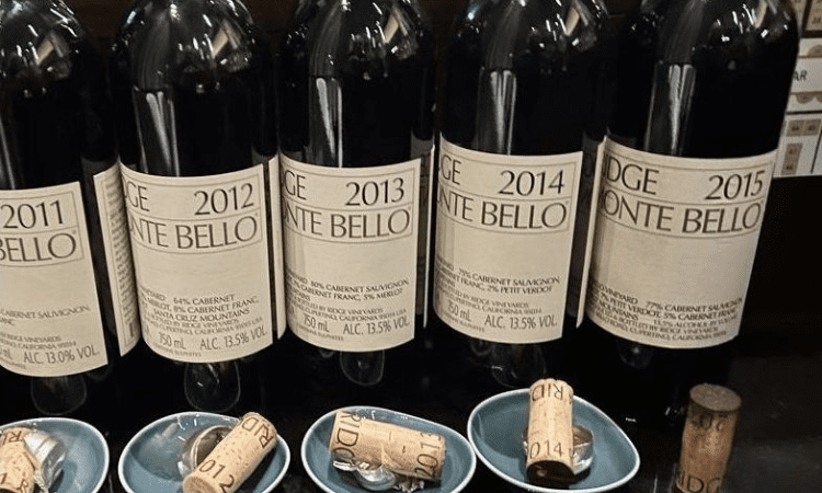 Ridge Vineyards Monte Bello 2024- Timeless Wine Prices, Flavor Profile, and Specs