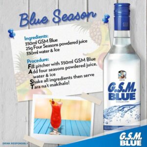GSM Blue Distilled 350ml