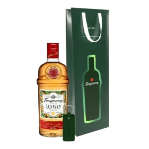 Tanqueray Sevilla 1 Liter with Free Gift Bag and Keychain