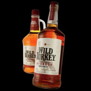 Wild Turkey Bourbon Whisky 750ml + Free 2 Wild Turkey 50ml
